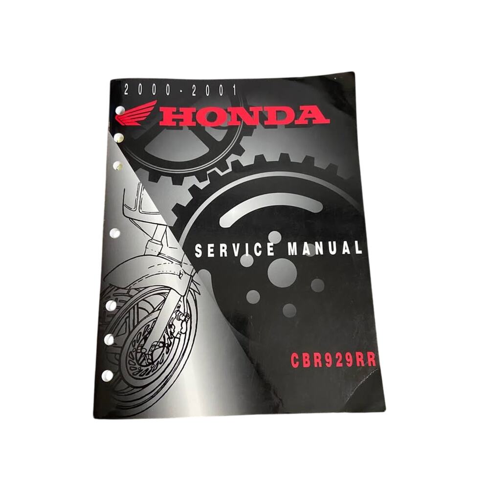 Honda CBR929RR service manual 2000-2001